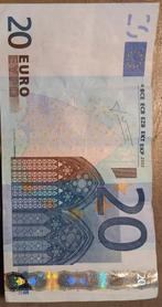 Briefje van twintig euro uit 2002, Postzegels en Munten, Ophalen