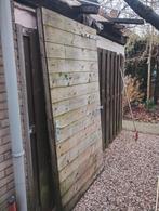 Degelijke zware tuinpoort, Tuin en Terras, Tuinpoorten, Ophalen, Gebruikt, 150 tot 200 cm, Hout