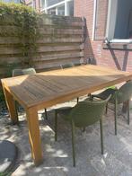Garden table, Ophalen, Gebruikt, Rechthoekig, Hout
