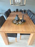 Te koop masief eiken meubelset, Huis en Inrichting, Ophalen of Verzenden, Gebruikt, 6 tot 8 stoelen