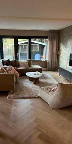 Taupe Hoogpolig Vloerkleed 200x290, Ophalen, Gebruikt, Beige, 200 cm of meer