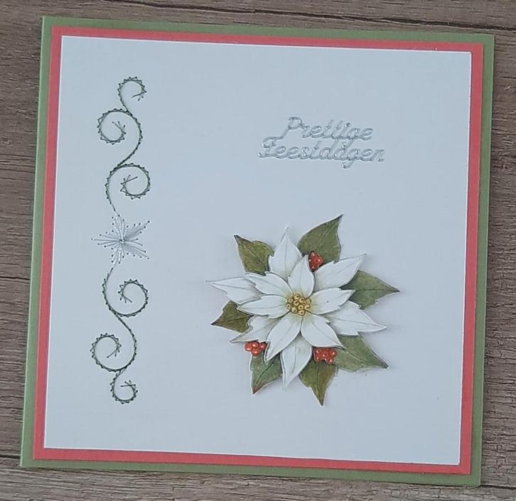 Geborduurde 3D Kerst Wenskaarten, Ophalen In Gemert, Hobby en Vrije tijd, Kaarten | Zelfgemaakt, Nieuw, Kerst, Verzenden