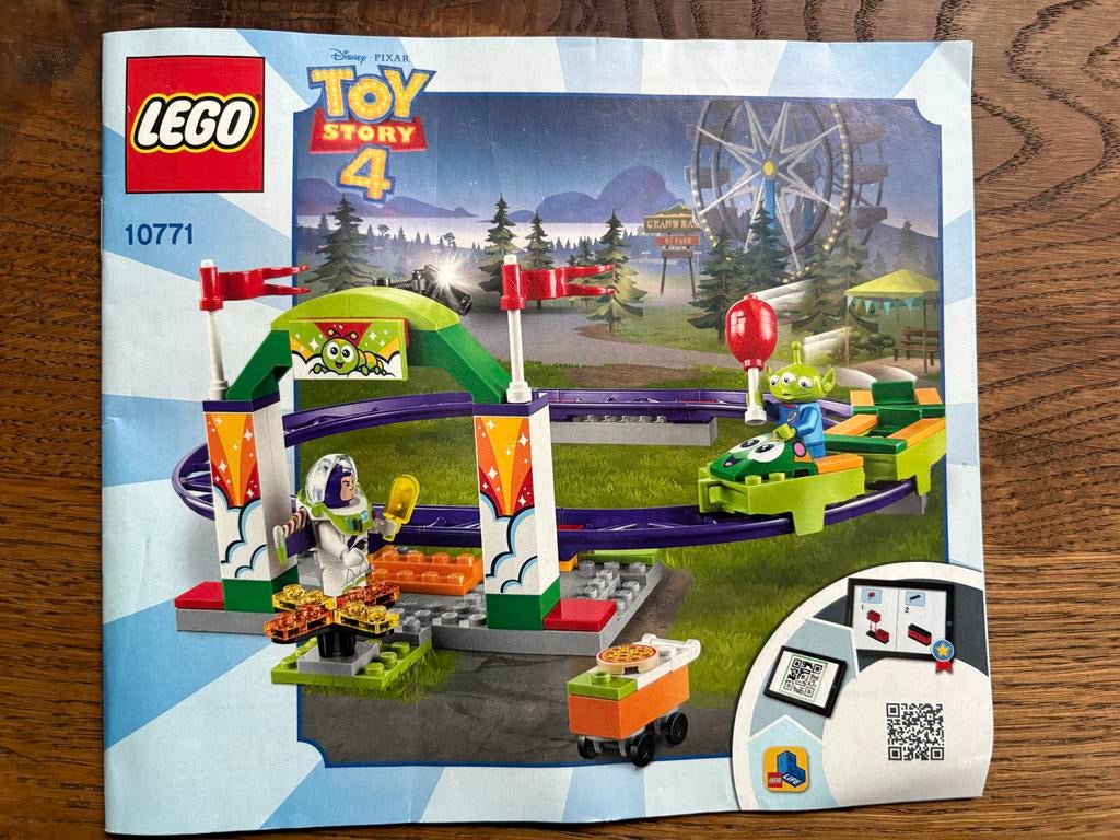 Lego 10771 Toy Story 4 - kermis achtbaan, Ophalen of Verzenden, Gebruikt, Complete set, Lego