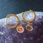 Guess mooie creolen met strass zgan, Overige materialen, Ophalen of Verzenden, Zo goed als nieuw, Zilver