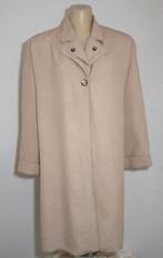 Beige haute couture robe van 100% zijde van Edgar Vos, Verzenden, Zo goed als nieuw, Maat 46/48 (XL) of groter, Beige