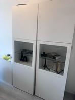 BESTA Vitrinekast met Glazen Deuren, Huis en Inrichting, Kasten | Vitrinekasten, Ophalen, 100 tot 150 cm, 150 tot 200 cm, 25 tot 50 cm