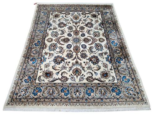 Handgeknoopt Perzisch wol Kashmar tapijt floral 201x248cm, Huis en Inrichting, Stoffering | Tapijten en Kleden, Gebruikt, 200 cm of meer