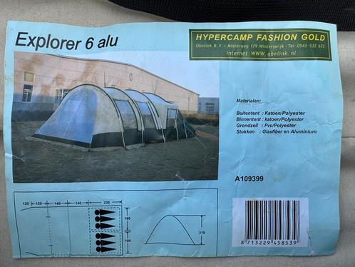 Tunneltent Obelink explorer 6 alu, Caravans en Kamperen, Tenten, tot en met 6, Gebruikt, Ophalen