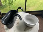 Hangbloembak / Balkonbak + Plantenschaal, Tuin en Terras, Kunststof, Minder dan 30 cm, Balkon, Minder dan 60 cm