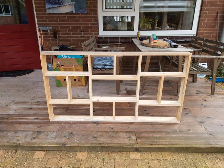 Letterbak steigerhout, Huis en Inrichting, Woonaccessoires | Wanddecoraties, Ophalen of Verzenden