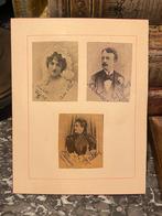 Antiek cabinet foto opera card dubosc , wijns ,Otto, Ophalen of Verzenden