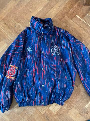 Vintage Umbro Ajax Amsterdam jas '90 retro collectors item beschikbaar voor biedingen