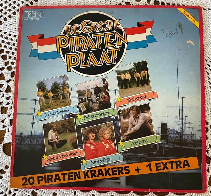 LP Die Grote Piraten Plaat, Cd's en Dvd's, Vinyl | Verzamelalbums, Zo goed als nieuw, Nederlandstalig, 12 inch, Ophalen of Verzenden