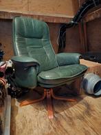 Retro/vintage relax fauteuil, Huis en Inrichting, Fauteuils, Ophalen, Gebruikt, Hout, 50 tot 75 cm