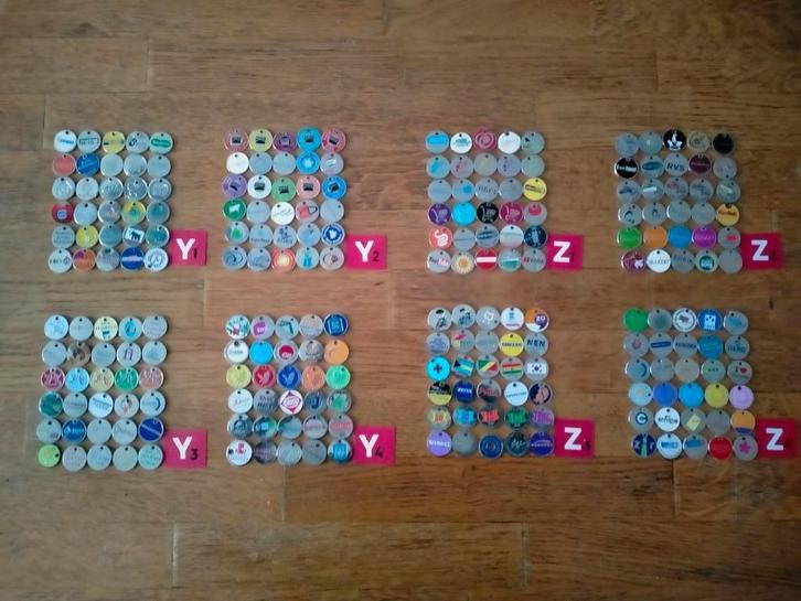 240 VERSCHILLENDE winkelwagenmuntjes, Verzamelen, Winkelwagenmuntjes, Ophalen of Verzenden