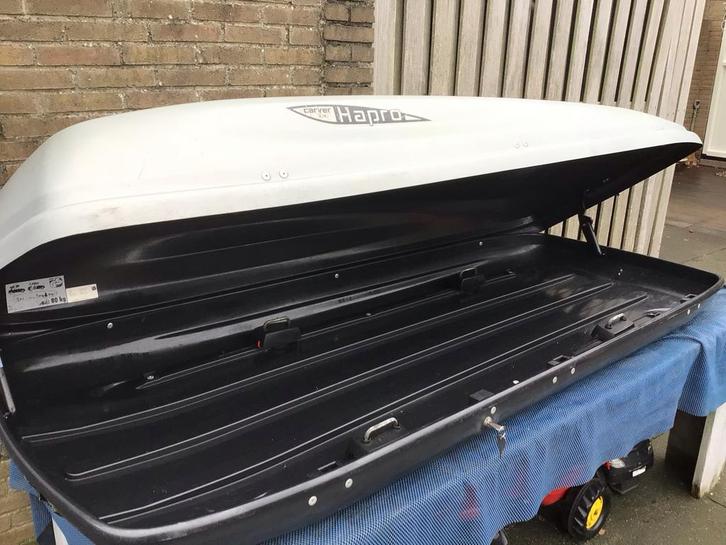 Hapro Carver 6.4 dakkoffer - Ruime bagageruimte, Auto diversen, Dakkoffers, Gebruikt, Ophalen of Verzenden