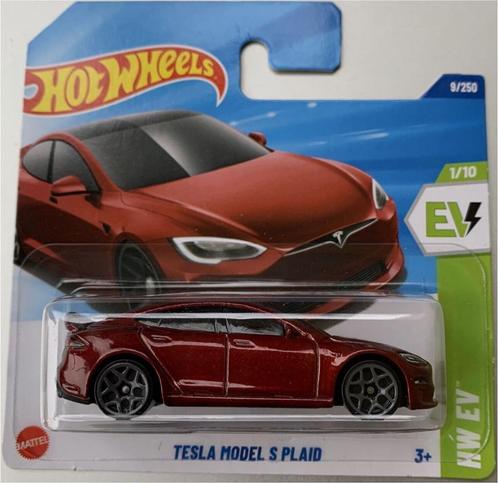 2024 Hot Wheels Tesla Model S Plaid, Kinderen en Baby's, Speelgoed | Speelgoedvoertuigen, Nieuw, Ophalen of Verzenden