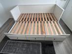 Ikea Hemnes bedbank met 3 lades - 1 of 2 persoons, Huis en Inrichting, Ophalen, 90 cm, Eenpersoons, Wit