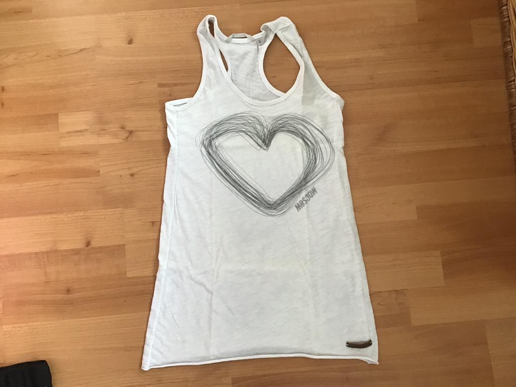 Moscow top mt XS/176, Kleding | Dames, Wit, Ophalen of Verzenden, Zo goed als nieuw, Zonder mouw