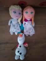 frozen knuffels te koop alles voor 4,00 euro, Kinderen en Baby's, Speelgoed | Knuffels en Pluche, Ophalen, Zo goed als nieuw, Overige typen