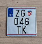 Kentekenplaat nummerplaat nummerbord Kroatië, Ophalen of Verzenden, Gebruikt, Motoren