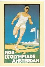 Olympiade 1928 Amsterdam (repro van poster) dubbele kaart, Verzamelen, Ansichtkaarten | Themakaarten, Ongelopen, Cultuur en Media