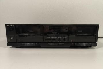 Sony TC-W300 Stereo Dubbel Cassette Deck beschikbaar voor biedingen