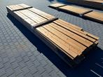 163 partij thermowood geschaafde planken 750 meter, Tuin en Terras, Ophalen of Verzenden, Zo goed als nieuw, Planken