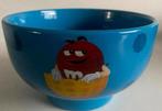 Ronde blauwe schaal met donkerblauwe stippen van M&M’s., Ophalen of Verzenden, Zo goed als nieuw, Gebruiksvoorwerp