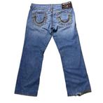 Zeldzame True Religion Bobby Super T “World Tour”USA W38/XXL, W36 - W38 (confectie 52/54), Blauw, True Religion, Ophalen of Verzenden