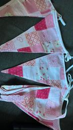 Stoffen vlaggetjes slinger, Ophalen of Verzenden, Zo goed als nieuw, Versiering, Verjaardag