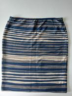 Rok gestreept maat XXL, Ophalen, Zo goed als nieuw, Maat 46/48 (XL) of groter, Onder de knie