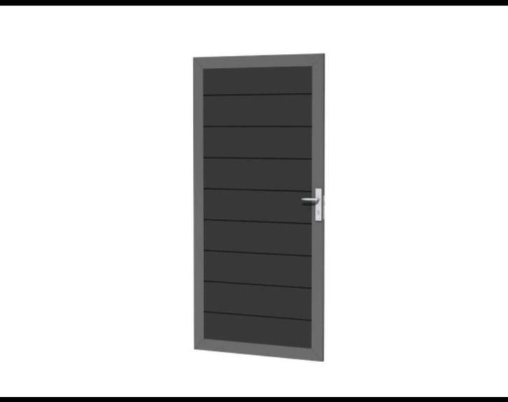TUINDEUREN SCHUTTINGDEUR TUINPOORT ALU  & COMPOSIET  NIEUW, Tuin en Terras, Tuinpoorten, Nieuw, Looppoort, Aluminium, 150 tot 200 cm