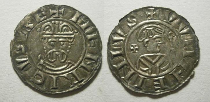 Utrecht Groningen Denier Willem van Pont 1054-1076, Postzegels en Munten, Munten | Nederland, Losse munt, Overige waardes, Vóór koninkrijk