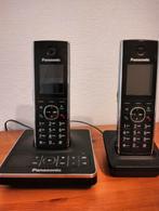 Panasonic telefoonset 2 stuks, Telecommunicatie, Vaste telefoons | Handsets en Draadloos, Gebruikt, Ophalen of Verzenden, 2 handsets