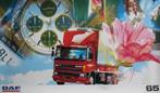 DAF Trucks 65, poster affiche formaat 55 x 98 cms, Ophalen of Verzenden, A1 t/m A3, Reclame, Rechthoekig Staand
