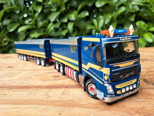Tekno Volvo FH04 motorwagen met Zweedse aanhanger van HNT, Hobby en Vrije tijd, Modelauto's | 1:50, Nieuw, Bus of Vrachtwagen