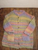 Vintage handgebreid wollen vest - zacht en uniek!, Kleding | Dames, Truien en Vesten, Overige kleuren, Maat 42/44 (L), Ophalen of Verzenden