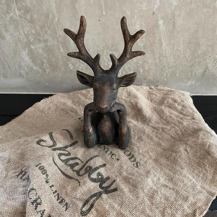 Te koop: Prachtig ornament van hert, Huis en Inrichting, Woonaccessoires | Overige, Nieuw, Ophalen of Verzenden