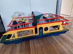 Vintage handgemaakt uniek poppenhuis in woonboot/villa vorm, Kinderen en Baby's, Gebruikt, Ophalen of Verzenden