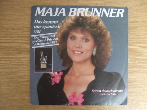 MAJA BRUNNER  DAS KOMMT UNS SPANISCH VOR / SPRICH DEUTSCH, Cd's en Dvd's, Vinyl Singles, Zo goed als nieuw, Single, Pop, 7 inch