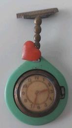 zeldzaam kinder poppenbroche hang klokje made in Germany, Ophalen of Verzenden, Gebruikt, Accessoires