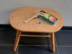 Vintage Kindertafeltje / bijzettafel, Ophalen, Gebruikt, Bruin, Vintage