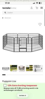 Puppy ren 80cm hoog, diameter circa 210cm, Dieren en Toebehoren, Hondenbenches, Ophalen