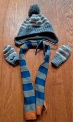Muts, wanten en sjaal maat 62-68, Kinderen en Baby's, Babykleding | Mutsen, Sjaals en Wanten, Ophalen of Verzenden, Maat 62, Jongetje