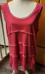 Roze top met laagjes van Great Looks (Wehkamp), Great Looks, Roze, Gedragen, Shirt of Top