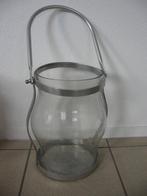 Stoer windlicht 32 cm hoog, Ophalen of Verzenden, Zo goed als nieuw, Overige materialen, 25 tot 50 cm