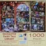 Sunsout puzzel Enchanted fairy tale library, Ophalen of Verzenden, 500 t/m 1500 stukjes, Legpuzzel, Zo goed als nieuw