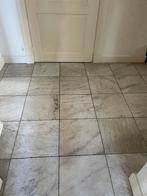 Marmeren tegels 40x40, Ophalen, Gebruikt, 5 tot 10 m², Minder dan 20 cm