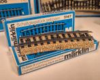 2x Märklin 5147 H0 M-rail gebogen schakelrails, Hobby en Vrije tijd, Wisselstroom, Rails, Ophalen of Verzenden, Zo goed als nieuw